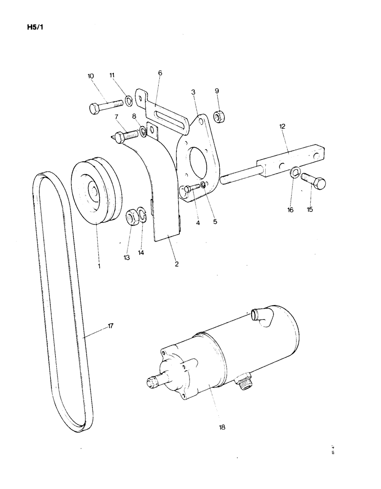 Схема запчастей Case IH 1190 - (H-05) - PUMP, POWER STEERING (13) - STEERING SYSTEM