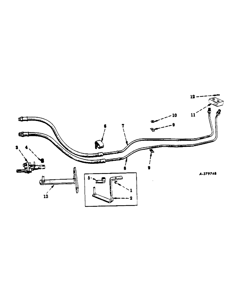 Схема запчастей Case IH 350 - (275) - HYDRAULIC SYSTEM, HYDRAULIC EQUIPMENT, SPECIAL, REMOTE CONTROL ADAPTER (07) - HYDRAULIC SYSTEM