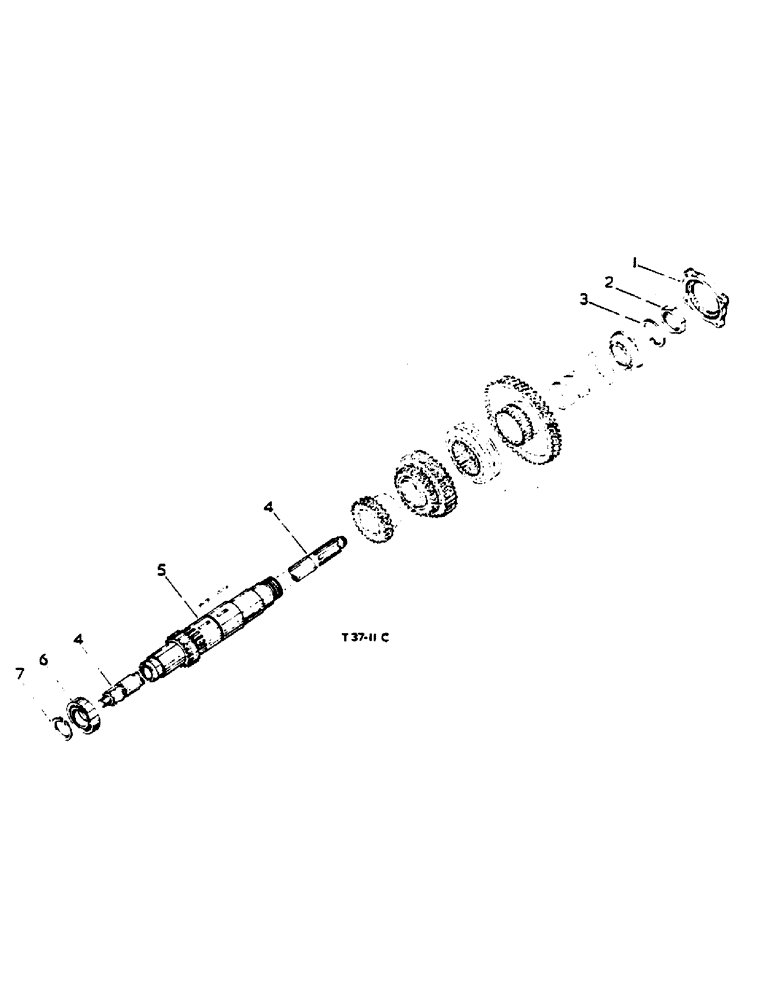 Схема запчастей Case IH 364 - (6-31) - ATTACHMENTS, CONSTANT RUNNING P.T.O ATTACHMENT, SINGLE CLUTCH P.T.O. ATTACHMENT Attachments