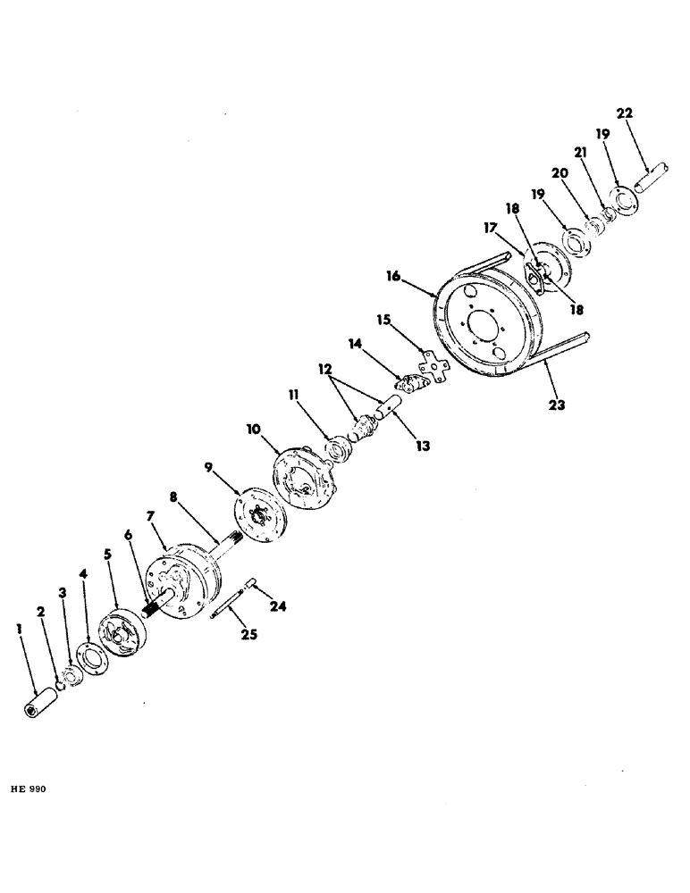 Схема запчастей Case IH 230 - (07-04) - DRIVE TRAIN, PLANETARY TRANSMISSION Drive Train