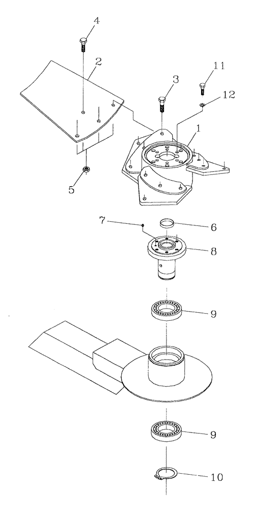 Схема запчастей Case IH 7700 - (A07[01]) - EXTRACTOR FAN (SECONDARY) Mainframe & Functioning Components