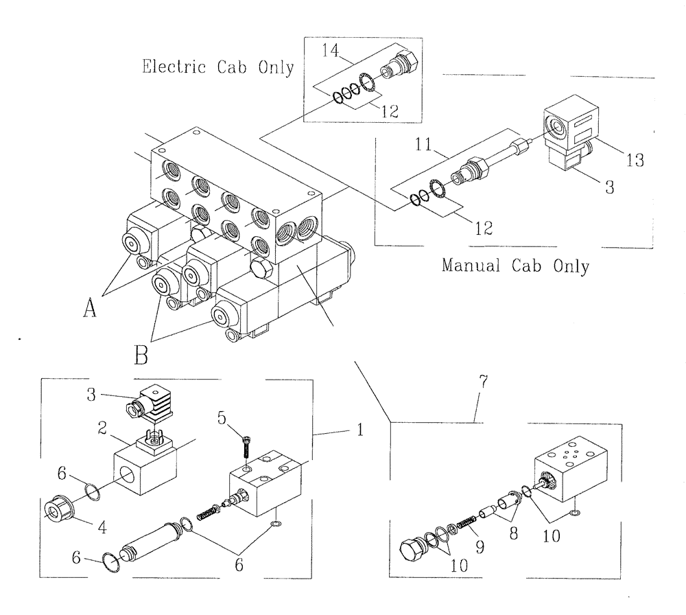 Схема запчастей Case IH 7700 - (B05[10]) - HYDRAULIC VICKERS VALVE Hydraulic Components & Circuits