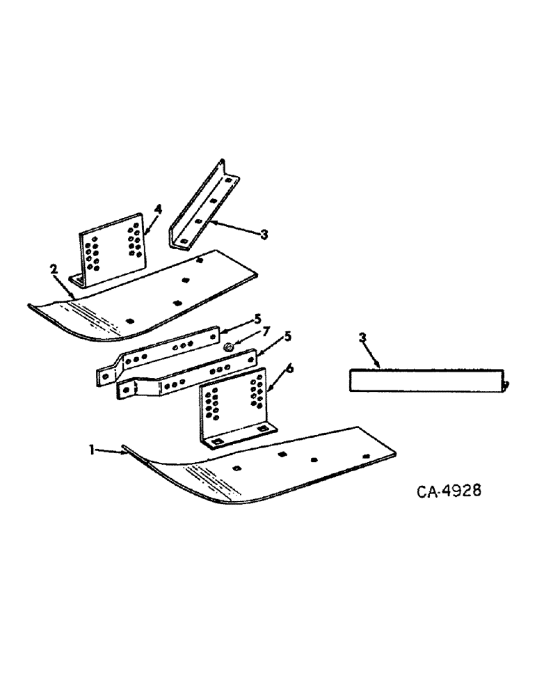 Схема запчастей Case IH 500 - (C-52) - GAUGE SHOE ATTACHMENT, 15 IN. WIDE FOR 12 ROW WIDE WITH 36 TO 40 IN. SPACING 