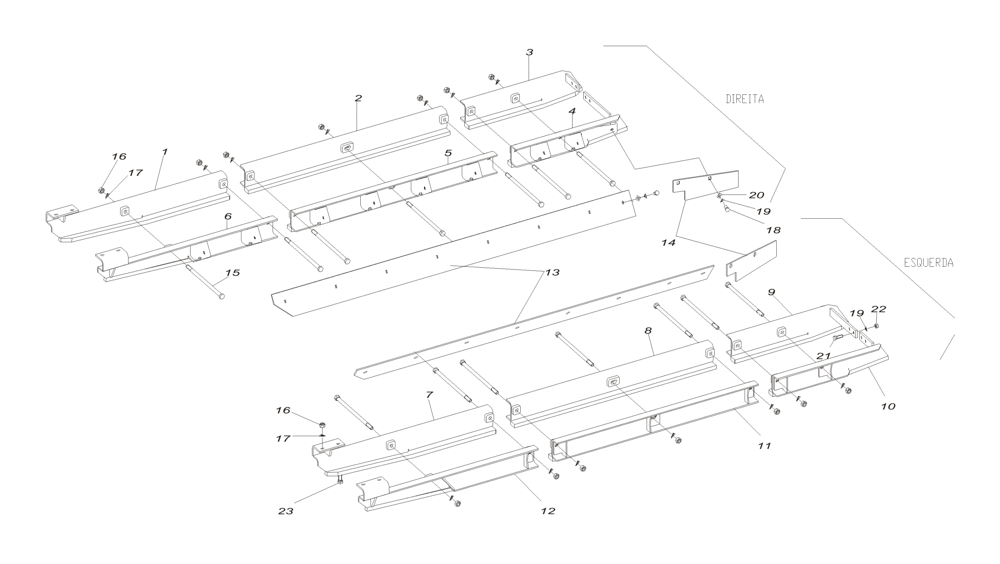 Схема запчастей Case IH 7700 - (A10.02[01]) - Chain Guides and Guards {Track Frame 7700} (48) - TRACKS & TRACK SUSPENSION