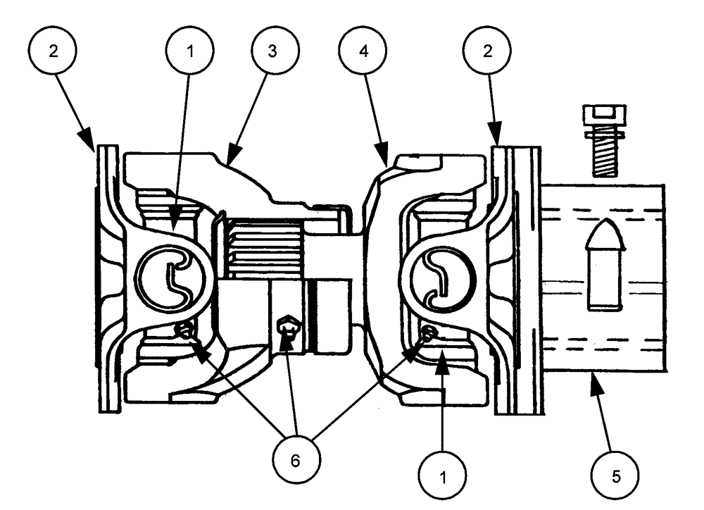 Схема запчастей Case IH 437 - (08-003) - DRIVELINE, 1350, SC, 14T, PF Drivelines