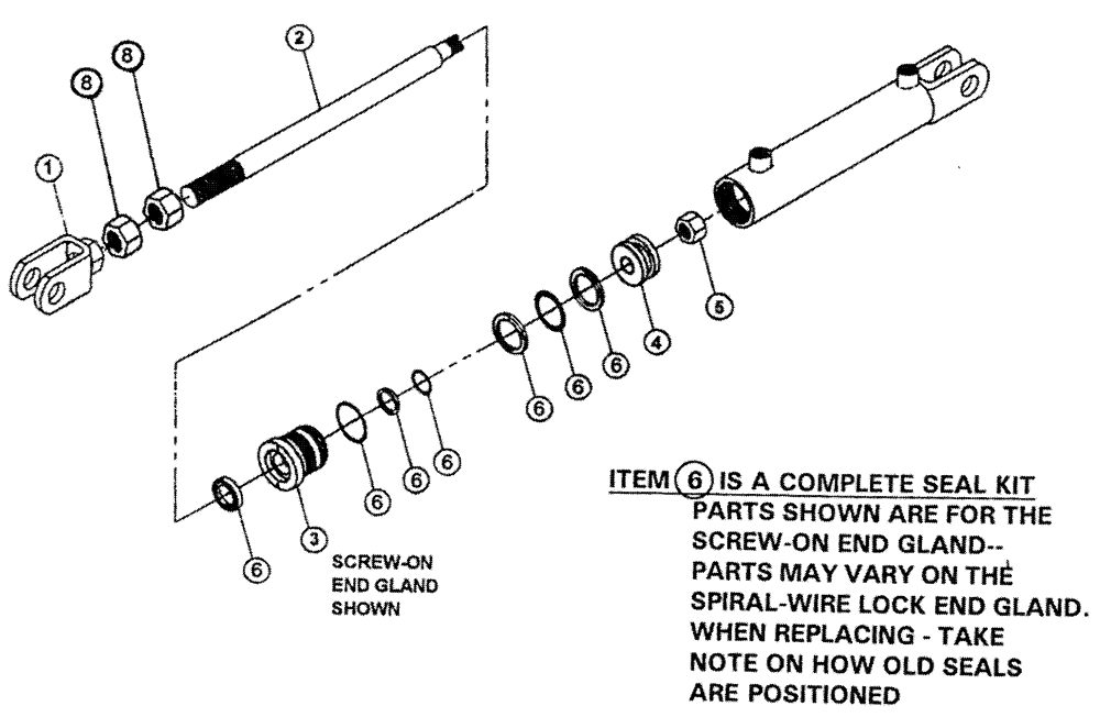 Схема запчастей Case IH PATRIOT 150 - (07-005) - HYDRAULIC CYLINDER - BOOM OUTER FOLD (2" X 10") Cylinders