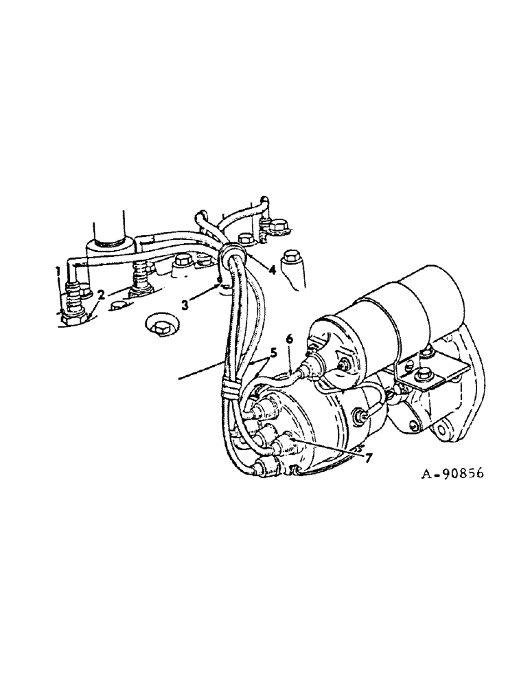 Схема запчастей Case IH 154 - (12-16) - POWER, C-60 ENGINE, SPARK PLUGS AND CABLES Power