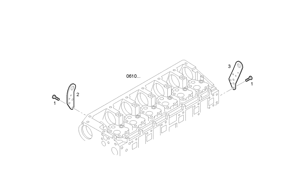 Схема запчастей Case IH F3AE0684G B005 - (4500.223) - HOOK 