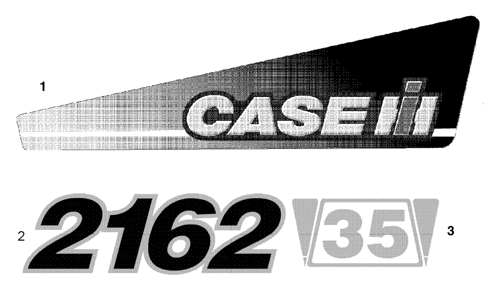 Схема запчастей Case IH 2142 - (09-37) - IDENTIFICATION DECALS 