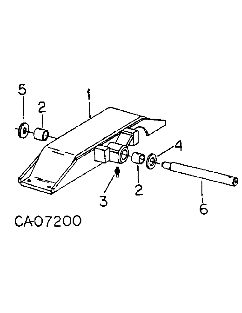 Схема запчастей Case IH 3288 - (07-40) - DRIVE TRAIN, SADDLE ASSY, TRACTORS WITH ALL WHEEL DRIVE, WITH ONE PIECE DRIVE SHAFT (04) - Drive Train