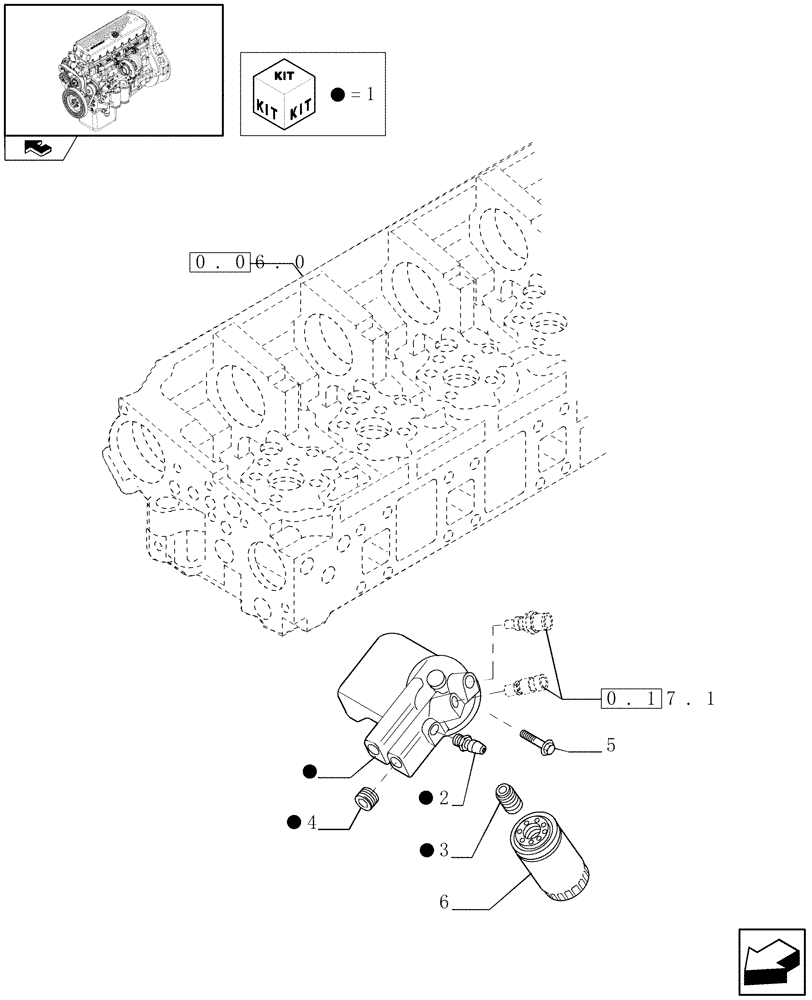 Схема запчастей Case IH F3BE0684N E904 - (0.20.0) - FUEL FILTER & RELATED PARTS (504088012 - 504091886) 