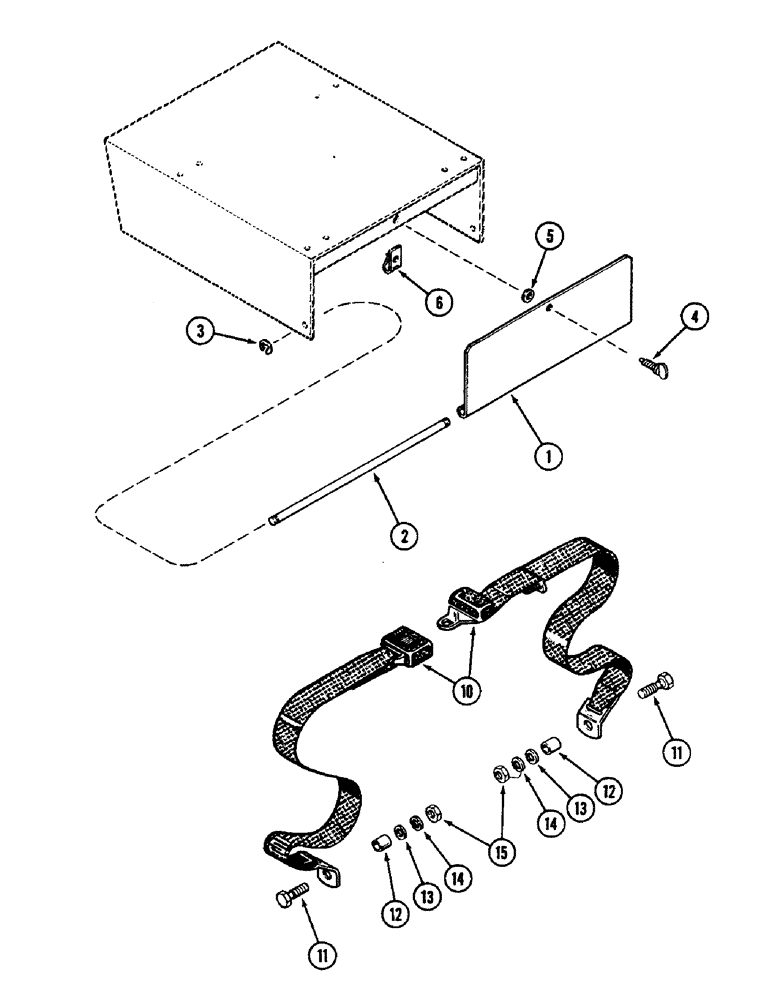 Схема запчастей Case IH 2290 - (9-510) - TOOL BOX (09) - CHASSIS/ATTACHMENTS