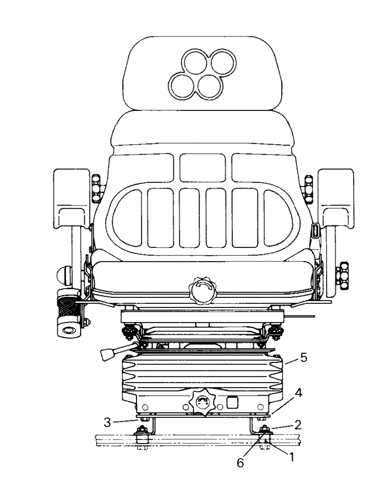 Схема запчастей Case IH STEIGER - (01-20) - SEAT & SUSPENSION (10) - CAB