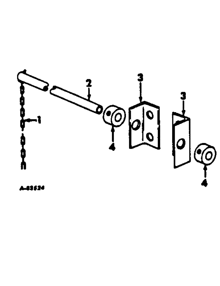 Схема запчастей Case IH 700 - (AK-20) - FURROW GUIDE ATTACHMENT, FOR PLOWS W/LAND HITCH 