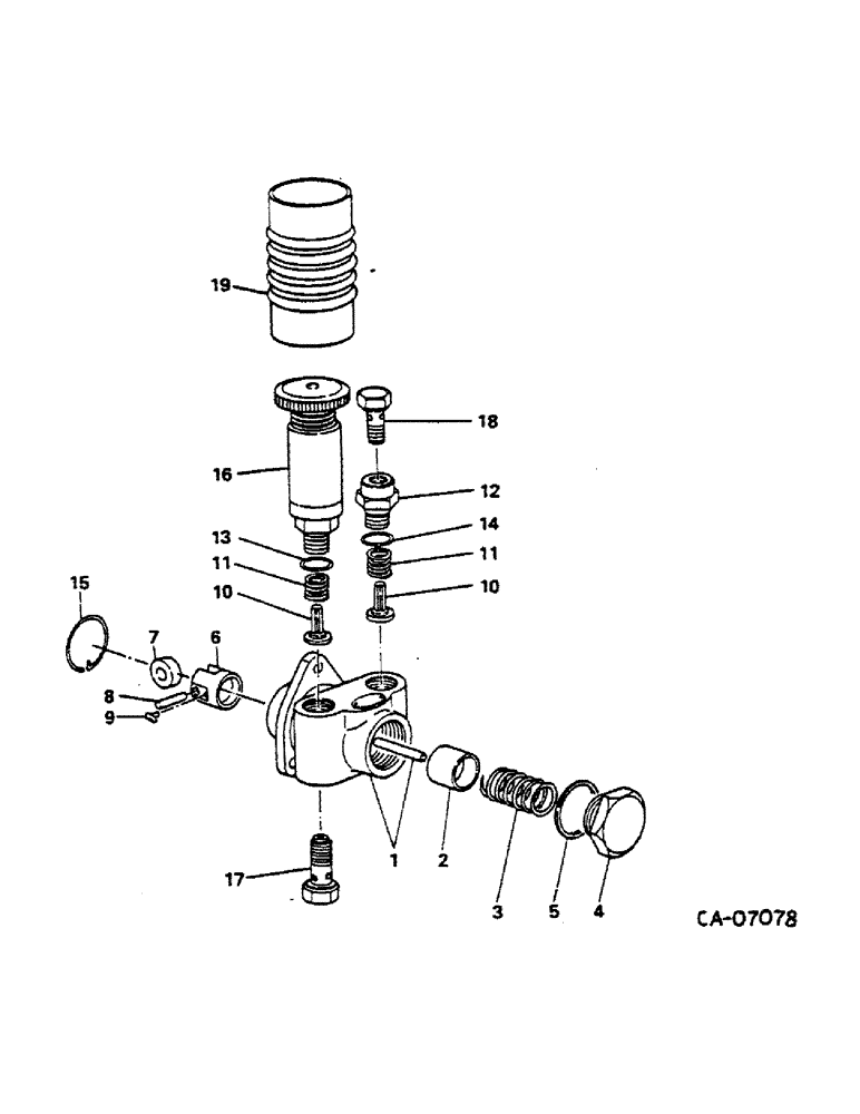 Схема запчастей Case IH 284 - (12-69) - POWER, DIESEL ENGINE, NISSAN, FEED PUMP, INNER PARTS Power