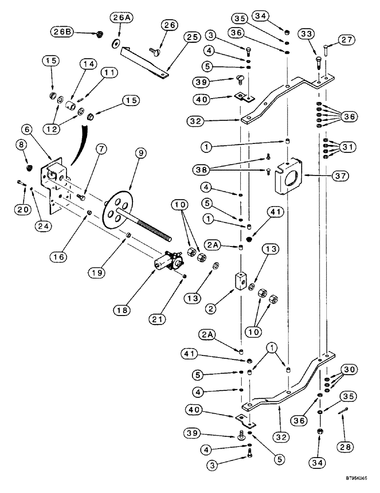 Схема запчастей Case IH 2188 - (9C-14) - CLEANING FAN, DRIVE SPEED CONTROL (15) - BEATER & CLEANING FANS