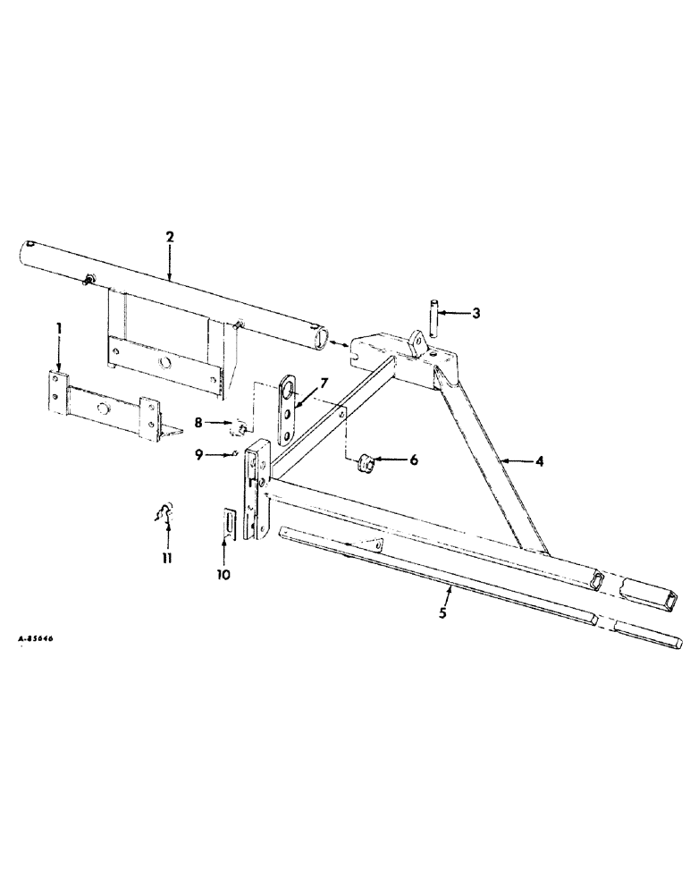 Схема запчастей Case IH 468 - (Y-04) - MAIN FRAME 