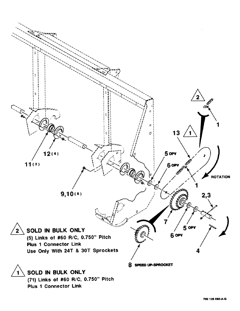 Схема запчастей Case IH 8750 - (2-2) - DRIVE ASSEMBLY, LEFT (58) - ATTACHMENTS/HEADERS