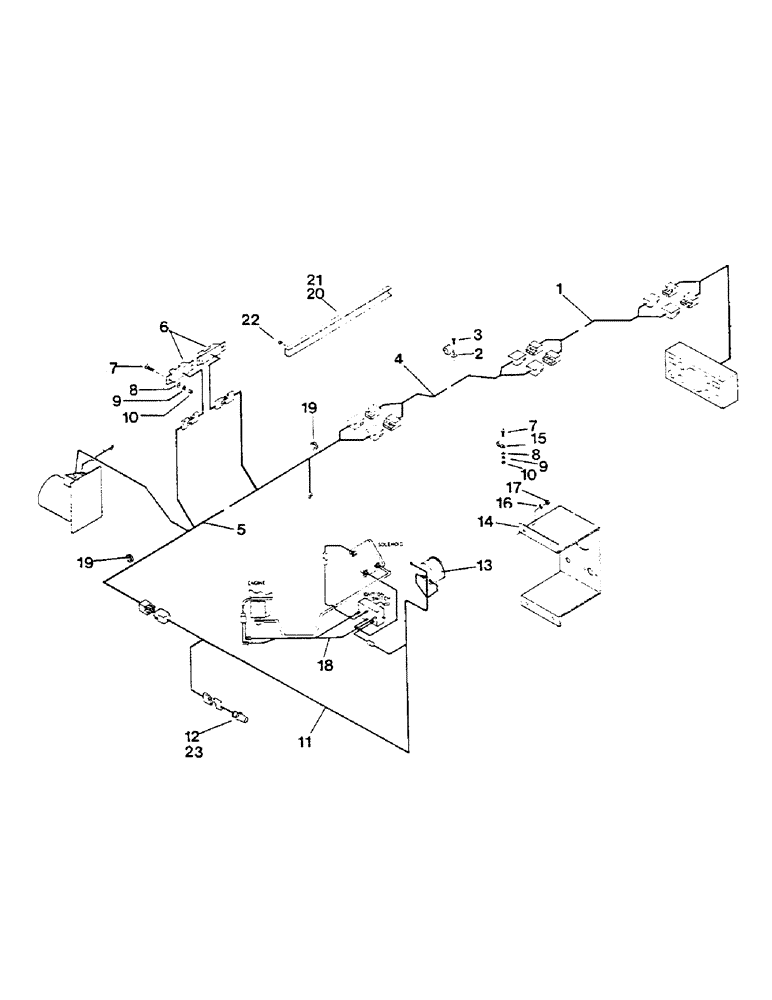 Схема запчастей Case IH 1802 - (40) - ELECTRICAL SYSTEM - GAS 