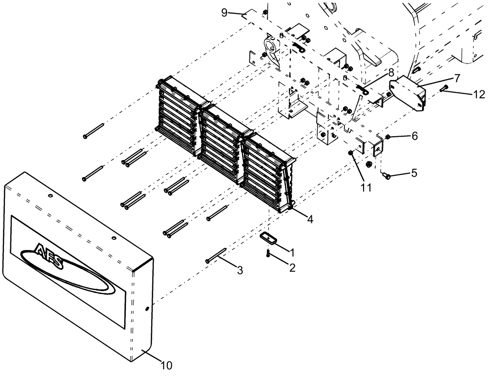 Схема запчастей Case IH 1240 - (75.200.43) - ACCUROW AIR CLUTCH ECU (75) - SOIL PREPARATION