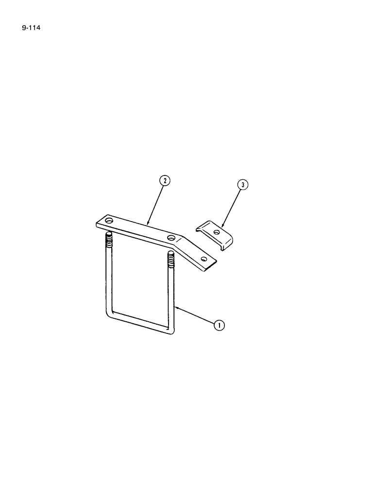 Схема запчастей Case IH 310 - (9-114) - HYDRAULIC HOSE SUPPORT, FOR USE ON SINGLE, DUPLEX OR TRIPLEX, HYDRAULIC TUBE SUPPORT (09) - CHASSIS/ATTACHMENTS