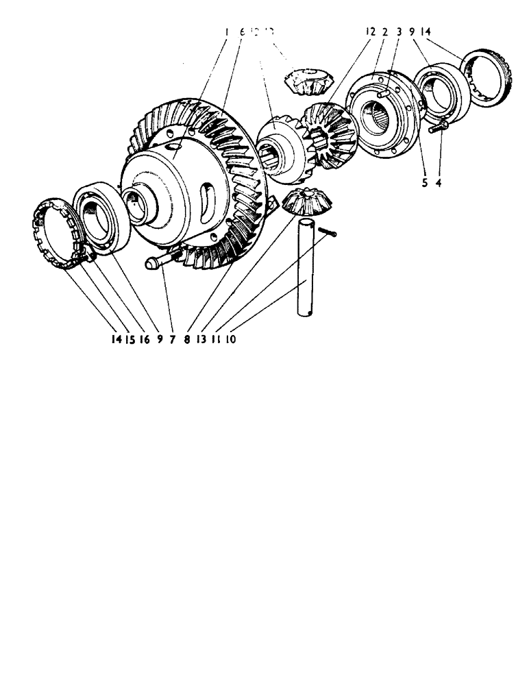 Схема запчастей Case IH 880A - (038) - DIFFERENTIAL Gearbox