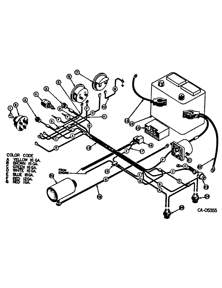 Схема запчастей Case IH 4120 - (08-1) - ELECTRICAL (06) - ELECTRICAL