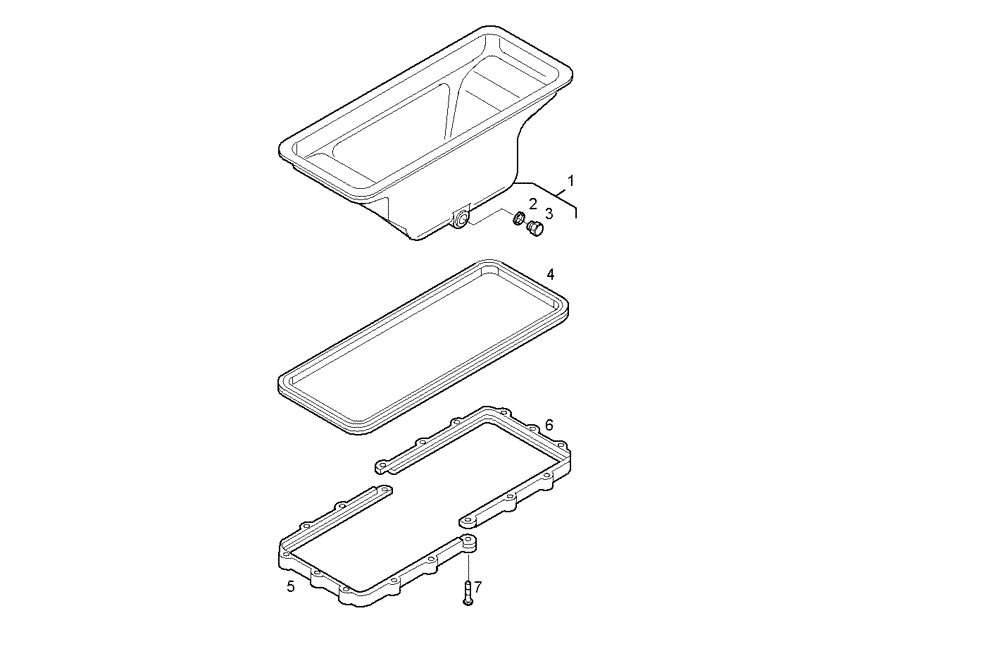 Схема запчастей Case IH F3AE0684G B005 - (0420.193) - OIL SUMP 