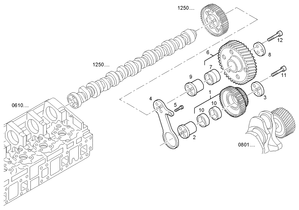 Схема запчастей Case IH F3BE0684N E904 - (1000.102) - GEAR DRIVE 