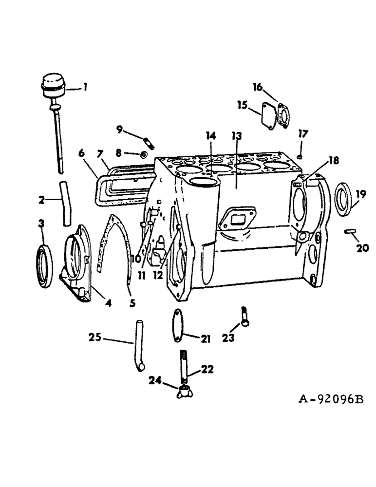 Схема запчастей Case IH 154 - (12-05) - POWER, C-60 ENGINE, CRANKCASE AND RELATED PARTS Power