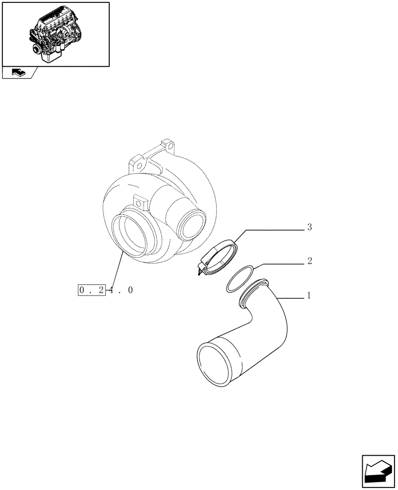 Схема запчастей Case IH F3CE0684A E001 - (0.24.2) - AIR LINES (504045082) 