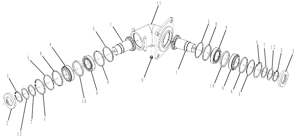 Схема запчастей Case IH 7120 - (74.140.07) - GEAR BOX ASSEMBLY, BUBBLER AUGER DRIVE (74) - CLEANING