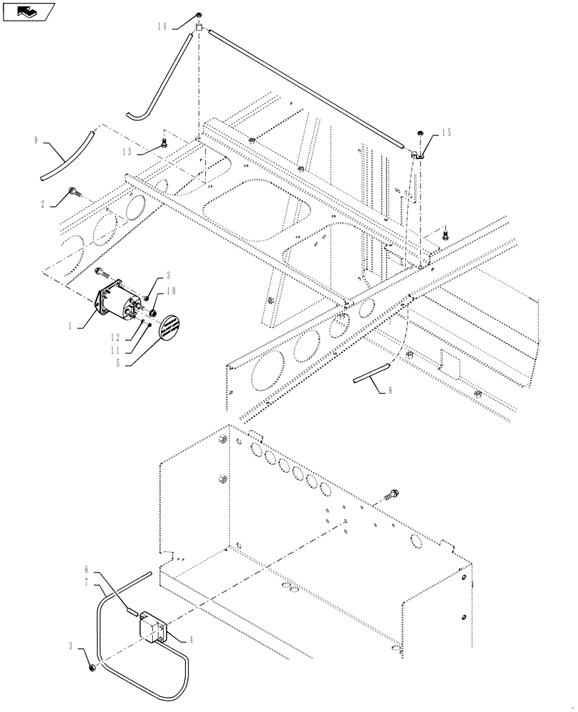 Схема запчастей Case IH 3230 - (10.254.05[01]) - GRID HEATER, GROUP (10) - ENGINE