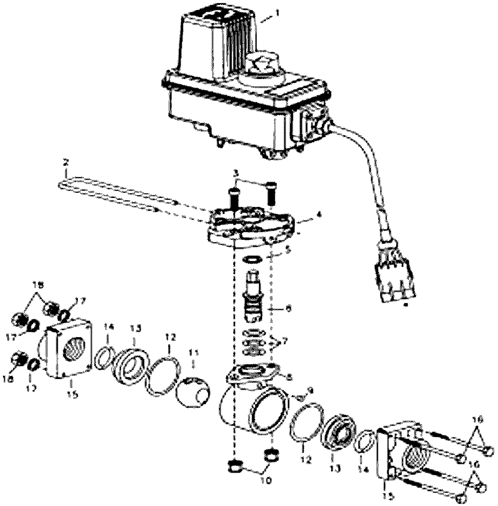 Схема запчастей Case IH SPX3185 - (09-057) - VALVE, ELECTRIC BALL Liquid Plumbing
