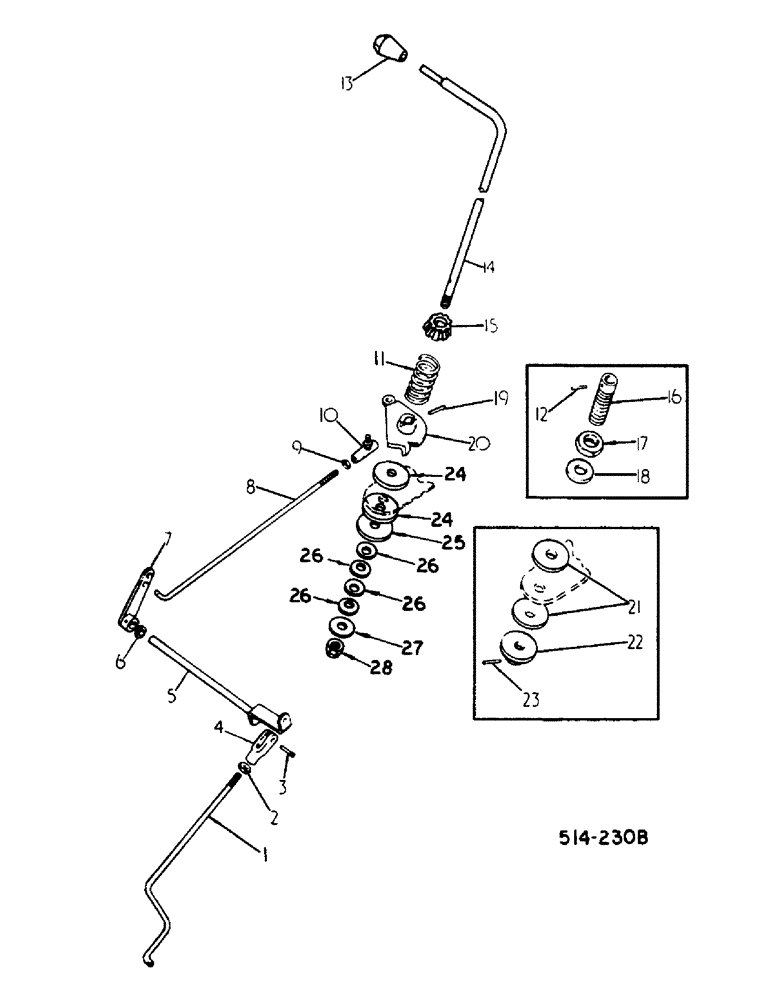 Схема запчастей Case IH 884 - (12-12) - GOVERNOR CONTROLS, BOSCH Power