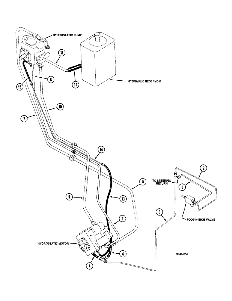 Схема запчастей Case IH 1660 - (1-22) - PICTORIAL INDEX, TWO SPEED PROPULSION SYSTEM (00) - PICTORIAL INDEX