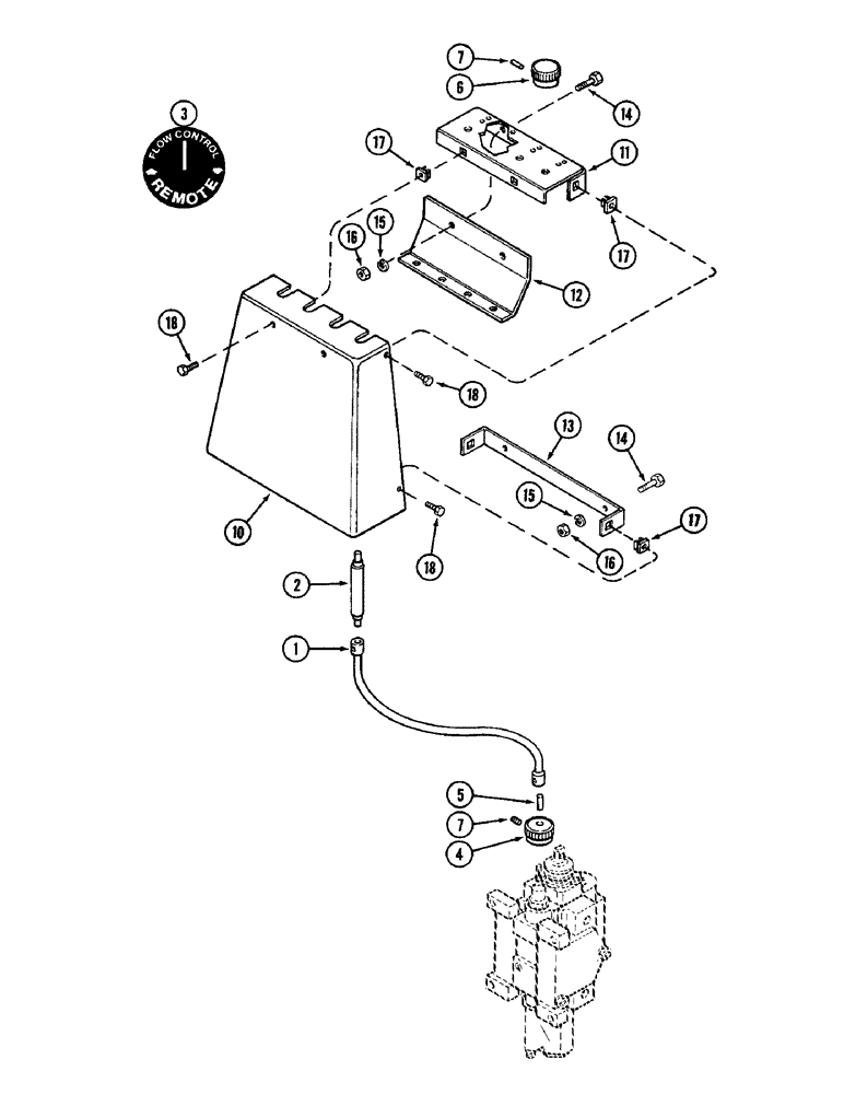 Схема запчастей Case IH 3294 - (8-292) - REMOTE HYDRAULICS, REMOTE FLOW CONTROL KITS (08) - HYDRAULICS