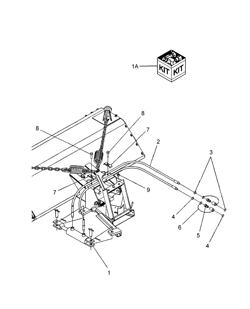 Схема запчастей Case IH 715434026 - (500) - BOOM HYDRAULIC ANGLING - 715434026 