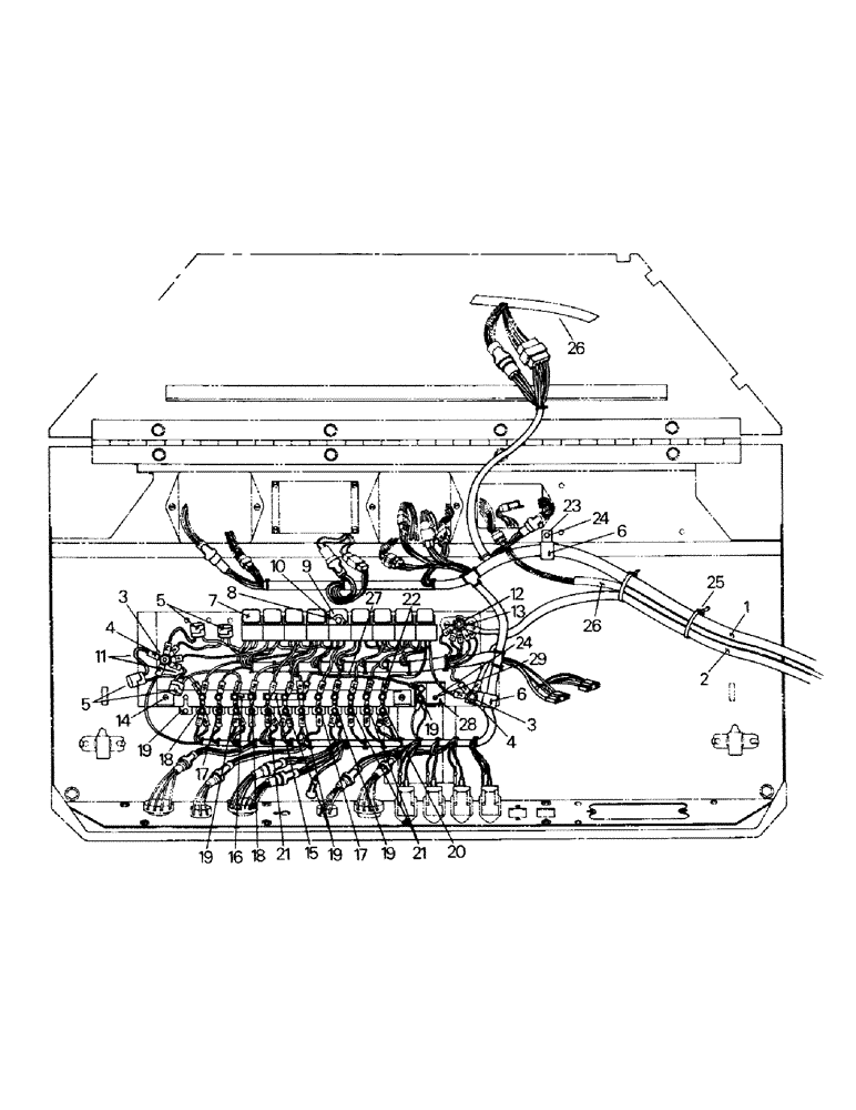 Схема запчастей Case IH STEIGER - (02-11) - CAB OVERHEAD ELECTRICAL (06) - ELECTRICAL