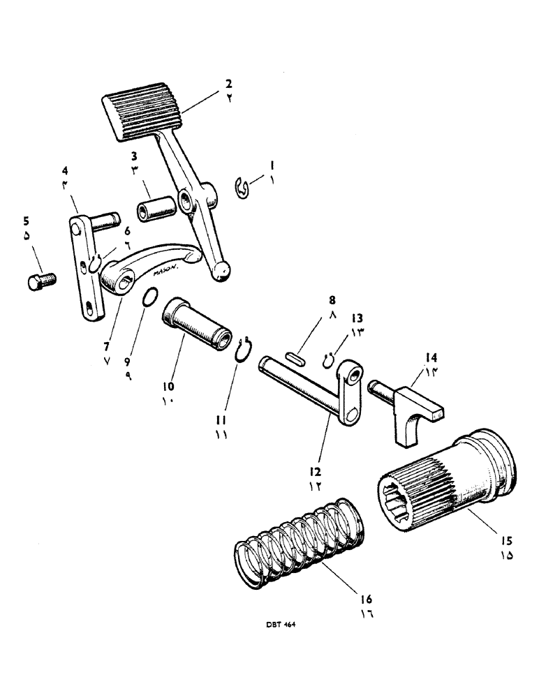 Схема запчастей Case IH 950 - (138) - DIFFERENTIAL LOCK (06) - POWER TRAIN