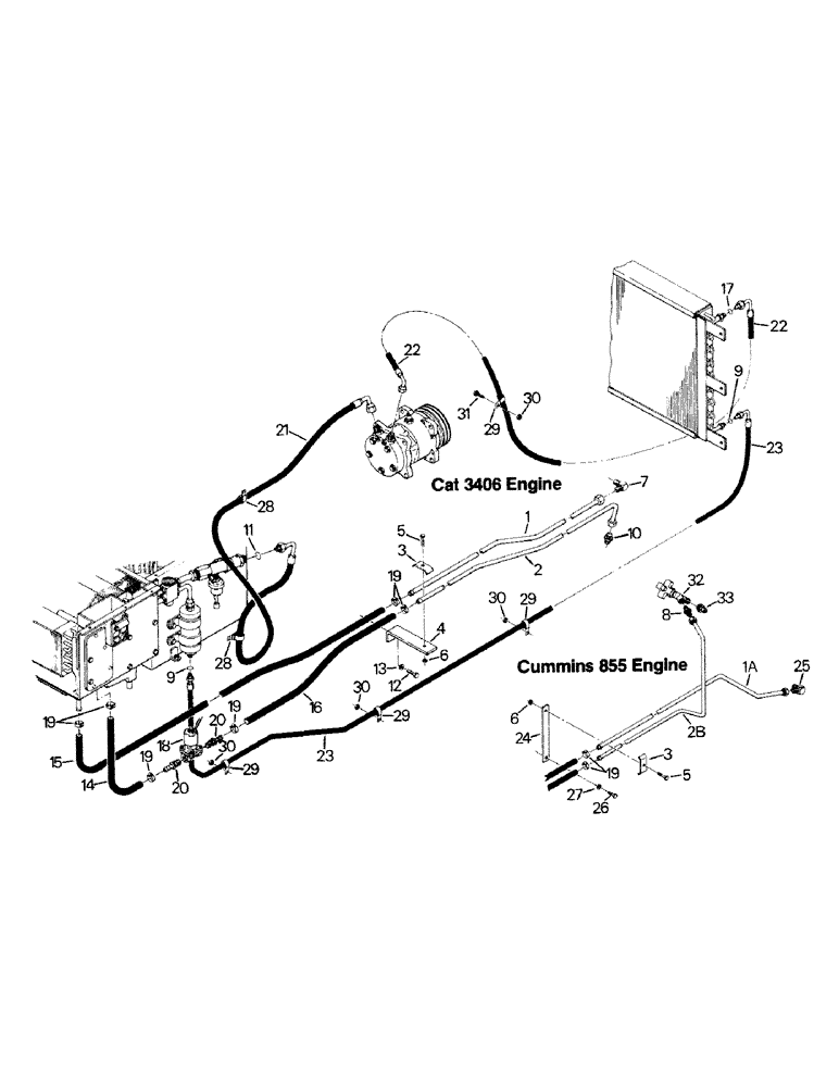 Схема запчастей Case IH STEIGER - (03-10) - CLIMATE CONTROL PLUMBING (03) - Climate Control