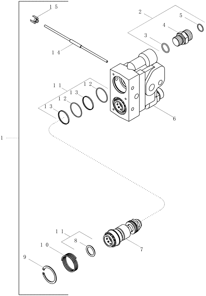 Схема запчастей Case IH MAGNUM 255 - (08-24) - REMOTE HYDRAULIC COUPLINGS (08) - HYDRAULICS