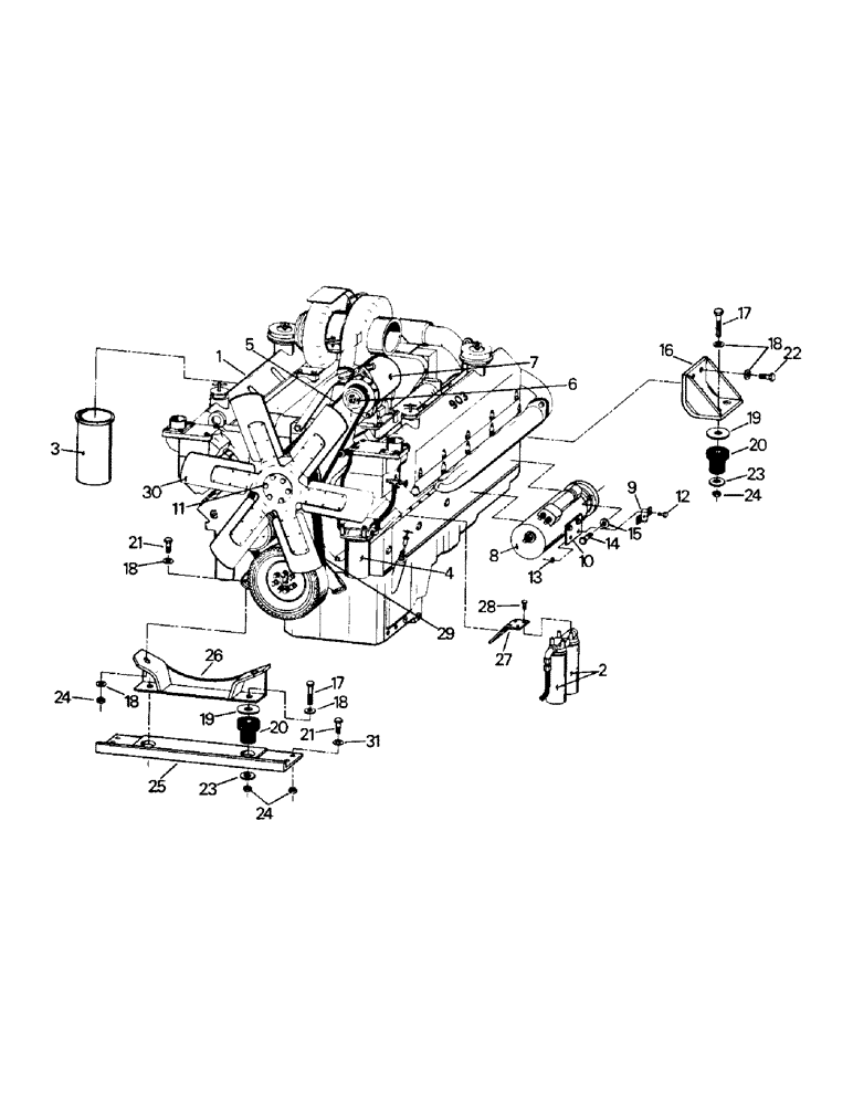 Схема запчастей Case IH PTA297 - (04-07) - ENGINE & ATTACHING PARTS, CUMMINS 903 ENGINE (04) - Drive Train