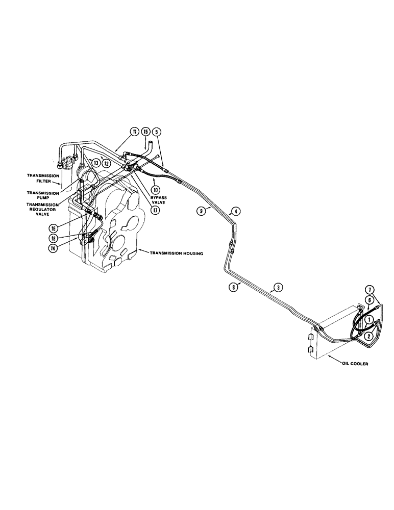 Схема запчастей Case IH 4994 - (1-09) - PICTORIAL INDEX, TRANSMISSION HYDRAULICS (00) - PICTORIAL INDEX