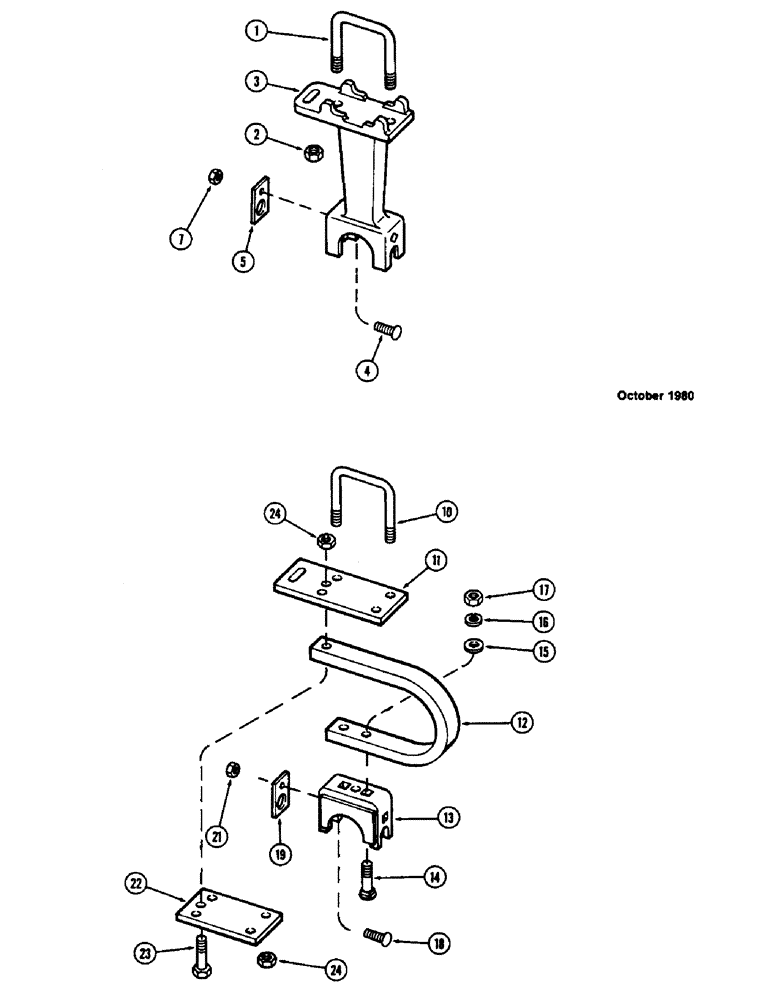 Схема запчастей Case IH D39 - (30) - BEARING STAND, RIGID GANG, BEARING STAND, FLEX GANG 