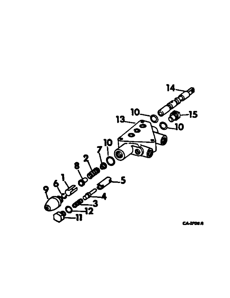 Схема запчастей Case IH 715 - (10-30) - HYDRAULICS, HEADER LIFT VALVE SECTION (07) - HYDRAULICS