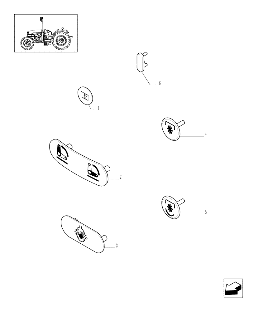 Схема запчастей Case IH JX1095C - (1.97.98) - DECALS (13) - DECALS