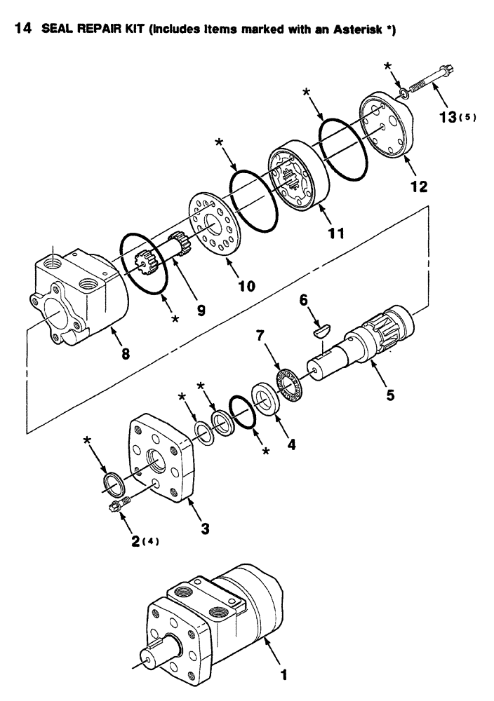 Схема запчастей Case IH 325 - (9-12) - HYDRAULIC MOTOR ASSEMBLY (AUGER DRIVE) (88) - ACCESSORIES