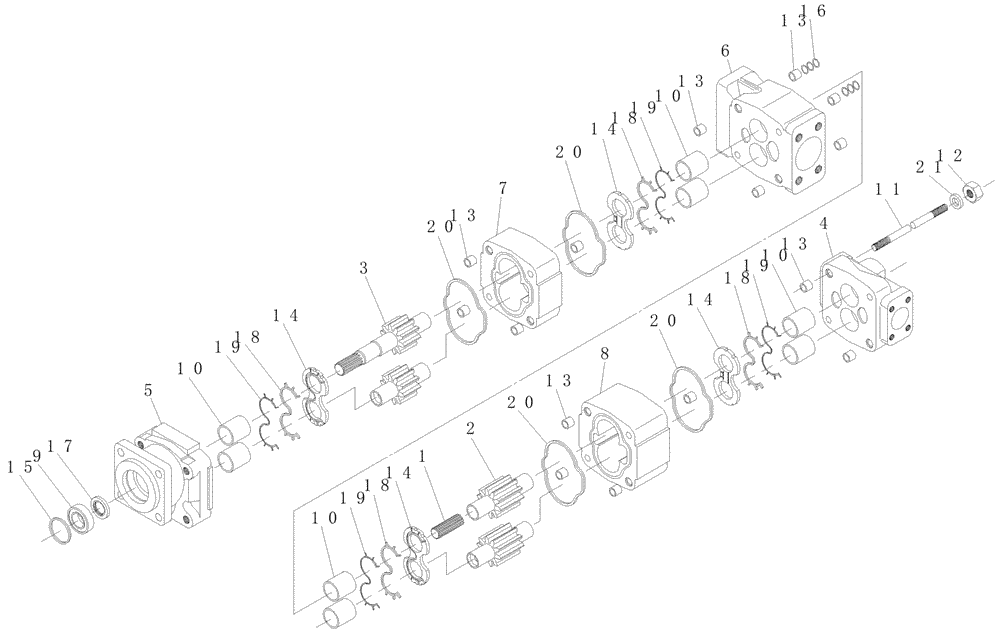 Схема запчастей Case IH 7700 - (B04.07[01]) - Hydraulic Pump * Commercial {High Horsepower} (35) - HYDRAULIC SYSTEMS