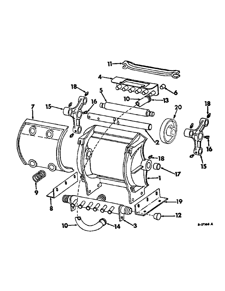 Схема запчастей Case IH LIQUID - (B-36) - LIQUID FERTILIZERS - SQUEEZE PUMP, SQUEEZE PUMP 